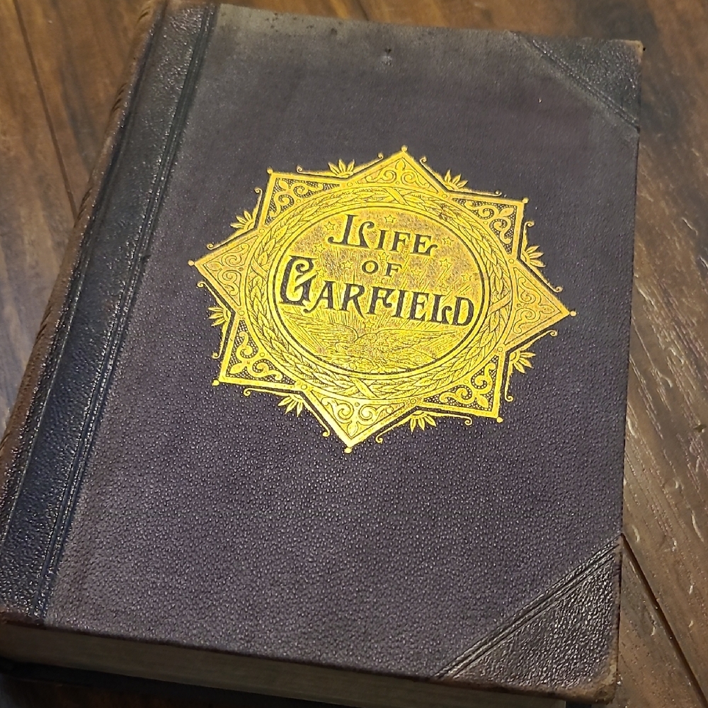 Vintage 'Life of Garfield' Book with Gold Detailing